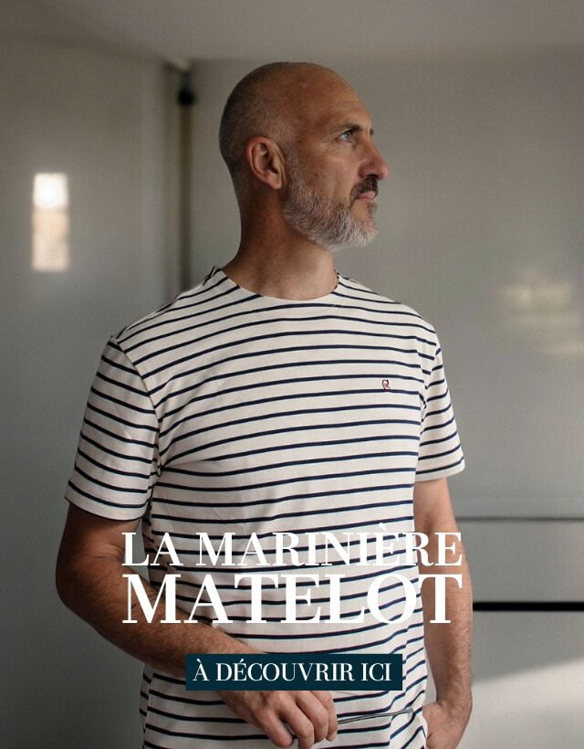 T-shirt Matelot made in France marinière Maison Carrillo